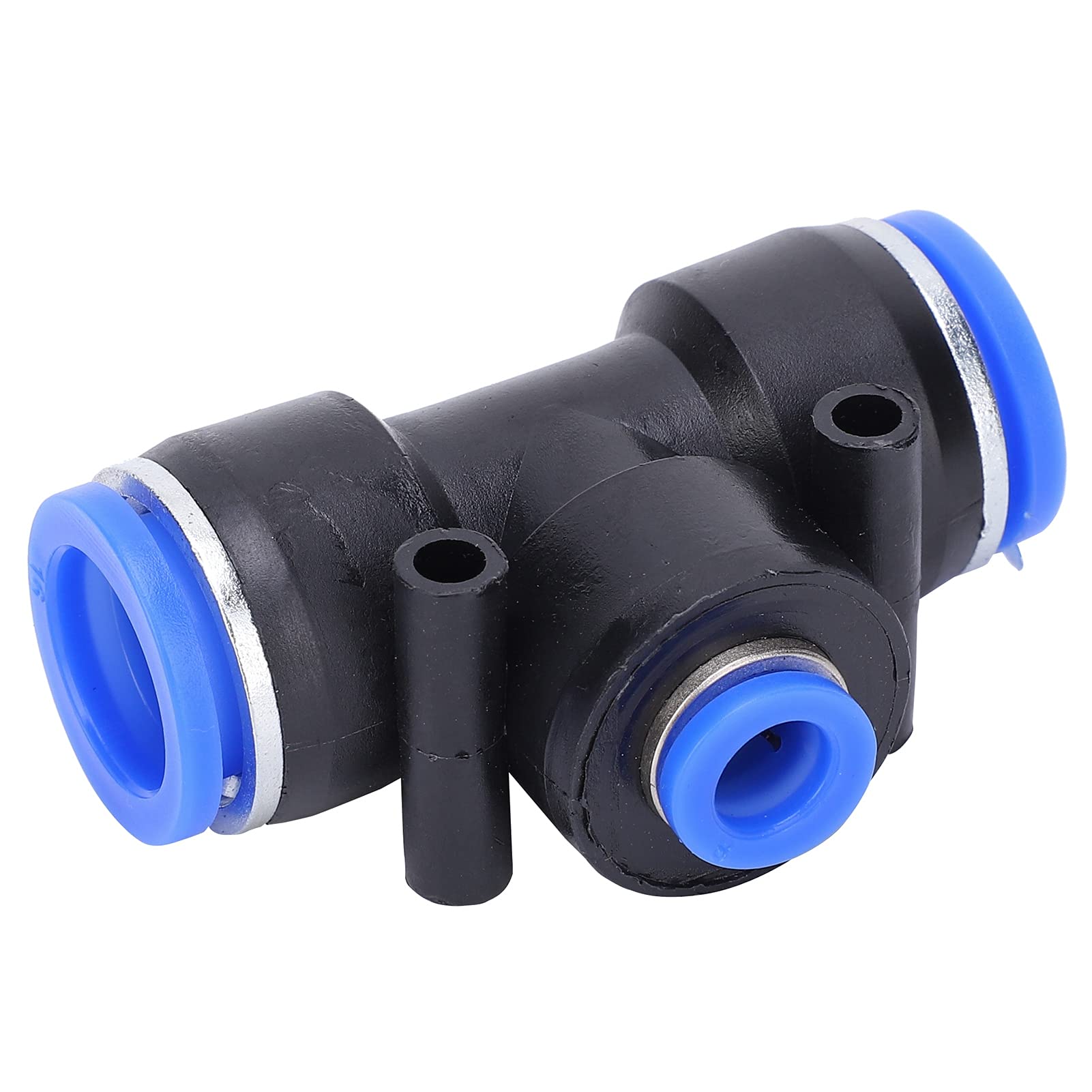 raccordi pneumatici, Connettore per Tubo Pneumatico a 3 Vie a Forma di T, 25 Raccordi a T per Tubo dell'Aria a Spinta Rapida(16 X 8 X 16mm)