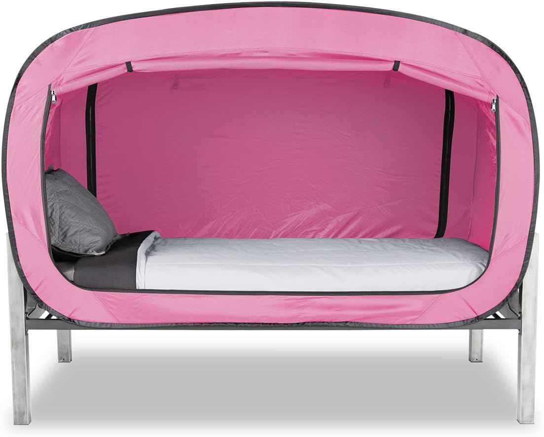 Privacy Pop Bed Tent (Twin) - PINK