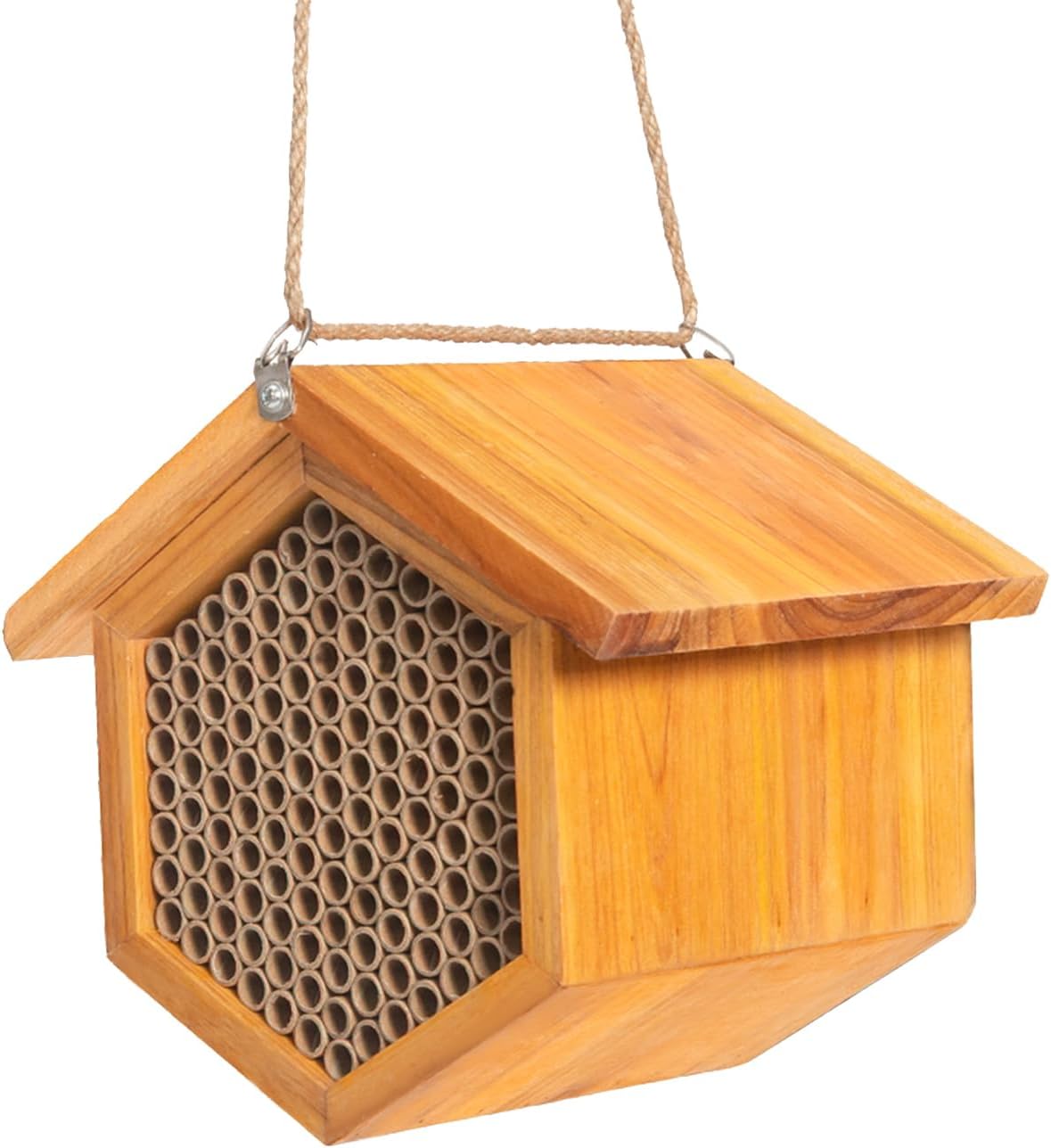 Mason Bee House Wax Coated Bee House