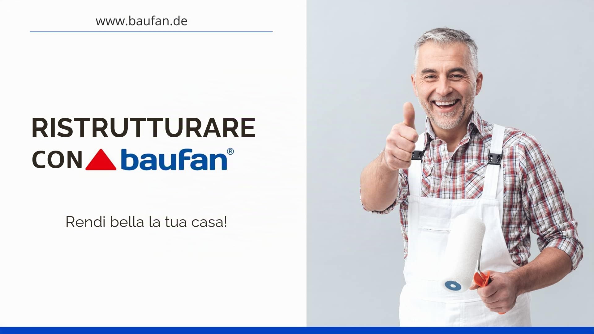 Baufan vernice speciale per piastrelle 3 in 1 bianca