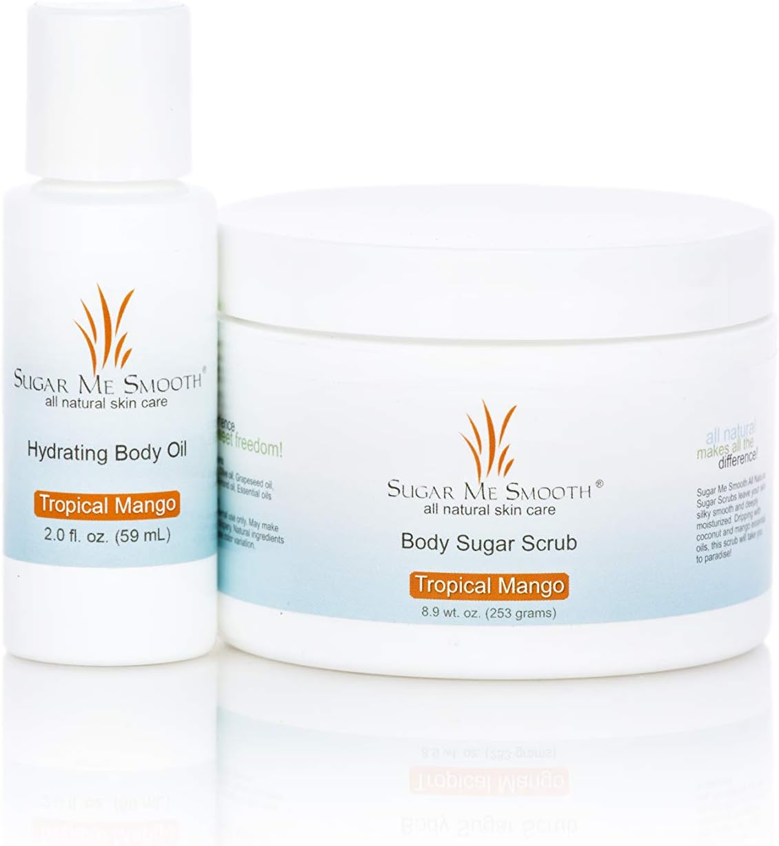 Sugar Me SmoothScrub and Body Oil Combo (Tropical Mango)