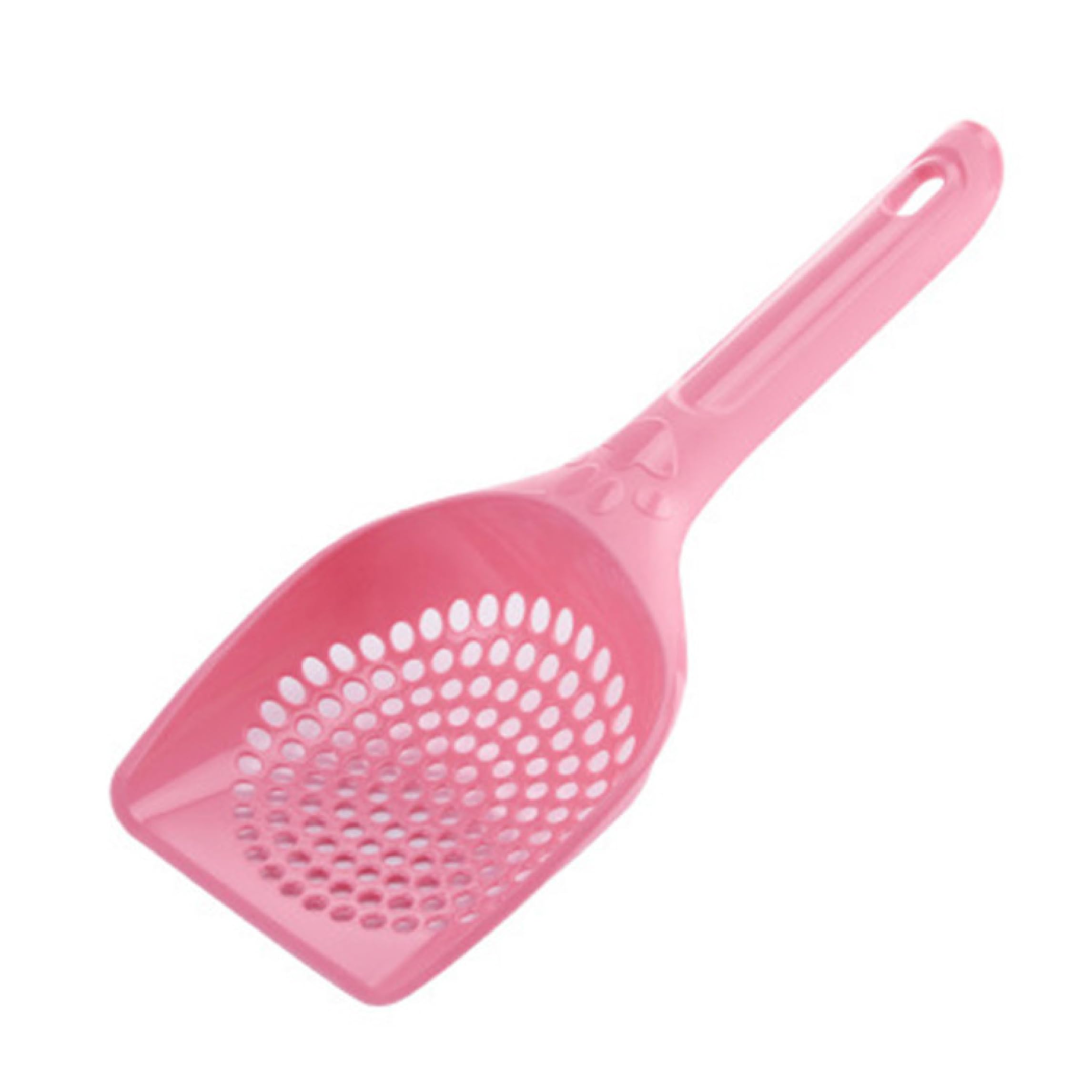 CRLLDPM 1 Pieza Pala de Arena para Gatos, Herramienta para Limpieza de Caja de Arena, Tamiz de Plástico Duradero, Duradero Cuchara de Arena para Gatos, para Gatos, Mascotas (Rosa)