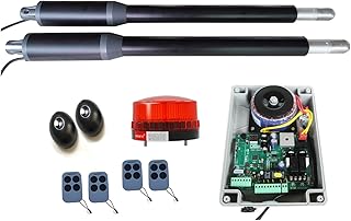 Electric Gate Opener Linear Actuator Engine Motor Electric Automatic Swing Gate Opener Piston Stroke Swing Gate Door Opener for Heavy Driveway Slide Gates (Color : Kit 1, Size : One Size)