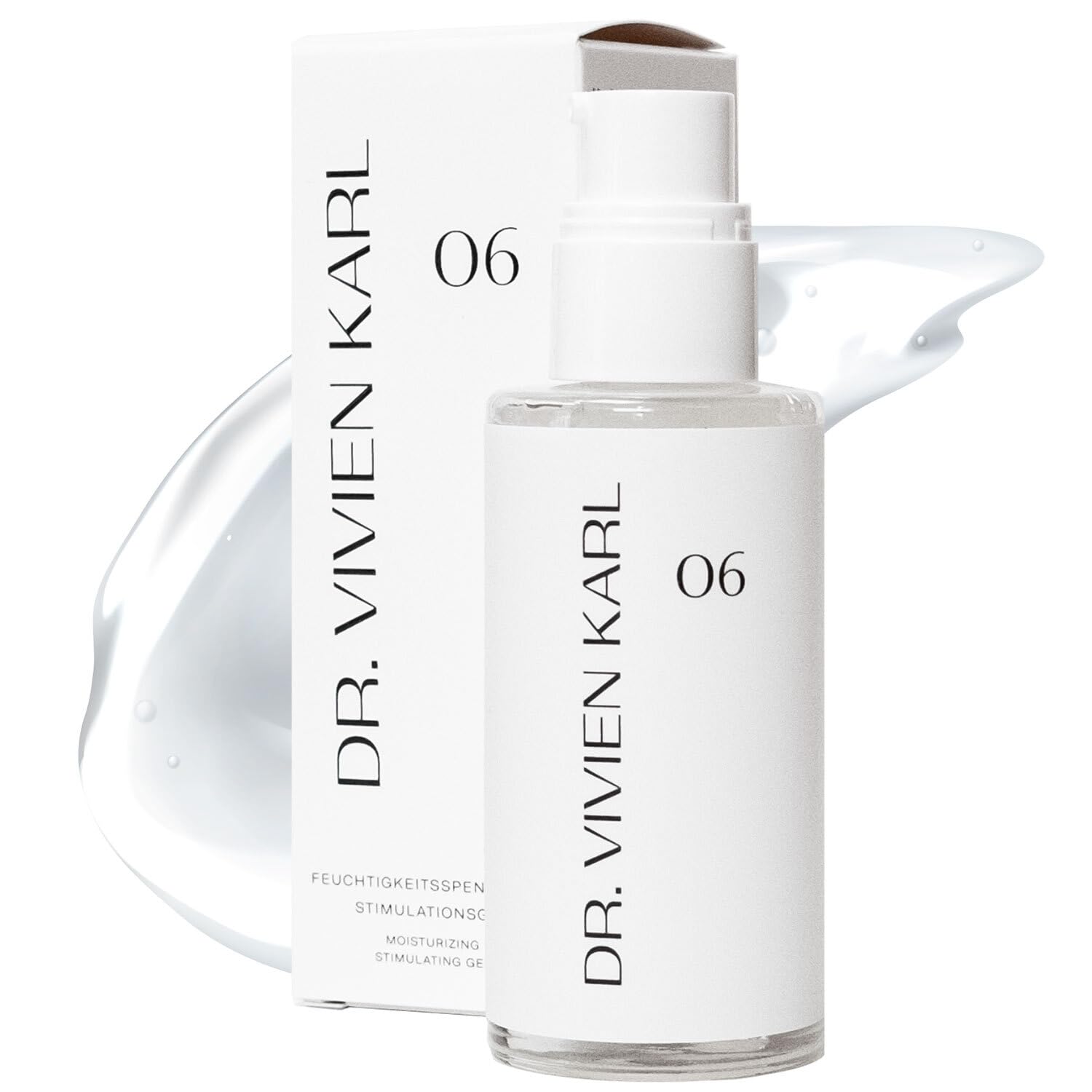 DR. VIVIEN KARL Gleitgel 06 | Feuchtigkeitsspendendes Gleitmittel auf Wasserbasis | Natürliches Stimulationsgel für den Intimbereich | Lubricant Water-Based | Vegan & frei von Parabenen | 50 ml