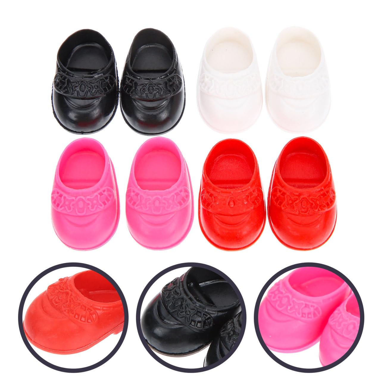 Alasum 20 Pares Zapatos De Muñeca En Miniatura Zapatos Mini Decorativos para Casas De Muñecas Accesorios De Juguete para Niños 1.02X0.59X1.96In Mini Modelos De En Miniatura
