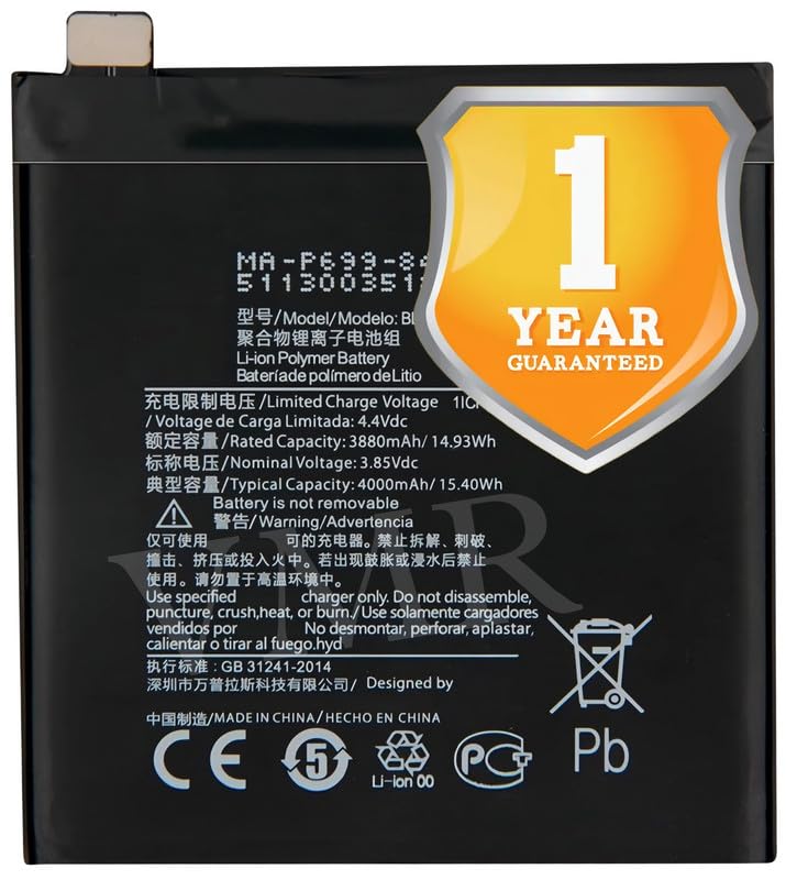 Image of Original BLP699 Battery Compatible for OnePlus 7 Pro (GM1910, GM1911, GM1913, GM1915, GM1917) - (4000mAh) - 1 Year Warranty K7