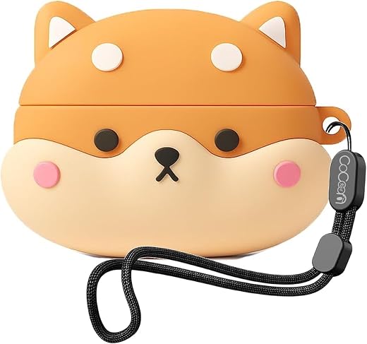 Cocoonkart Soft Silicone Case Cover Compatible for OnePlus Buds 4 (Shiba, Lanyard)