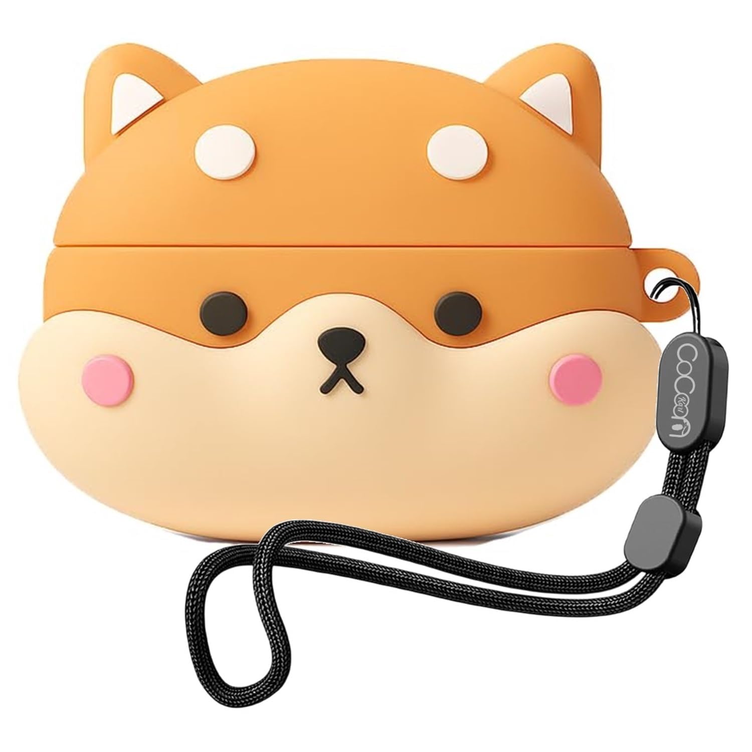 Soft Silicone Case Cover Compatible for OnePlus Buds 4 (Shiba, Lanyard)-image-45