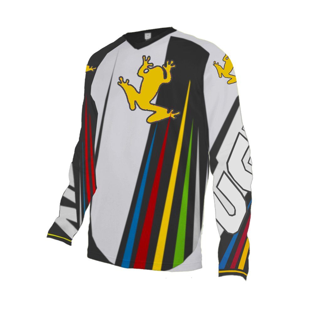 Ugly Frog MX Motocross Jersey Ciclismo Maglia Shirt Enduro Offroad Fuoristrada Quad Cross Adulti