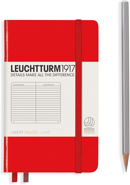 Lighthouse Notebook Pocket (A6) lined, Hardcover
