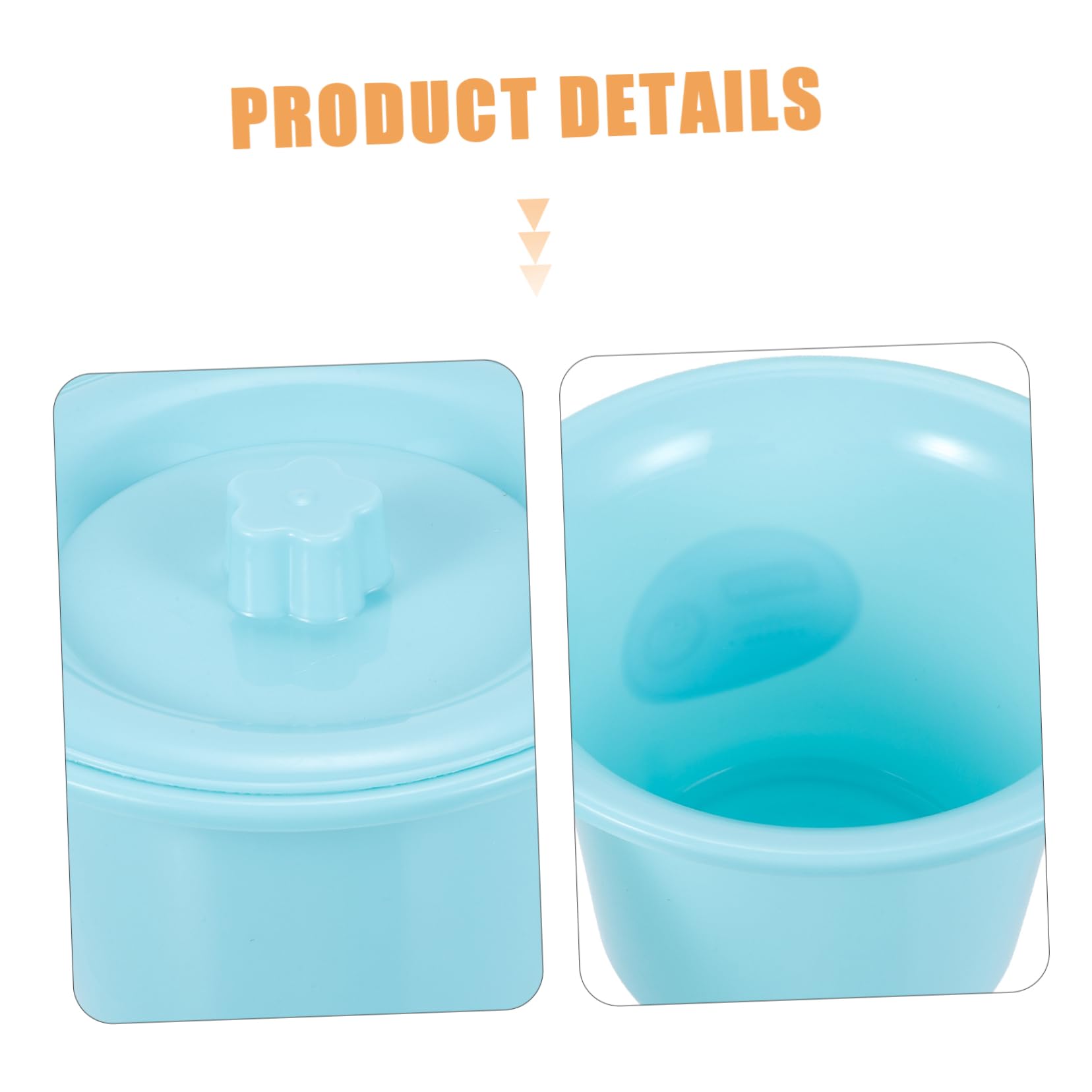 COLLBATH 2 Pezzi Per Uso Domestico Vasino Da Viaggio Per Bambini Coperchio Per Orinatoio Notturno Portatile Per Disabili Facile Da Pulire Vaso Per Orinatoio in Plastica