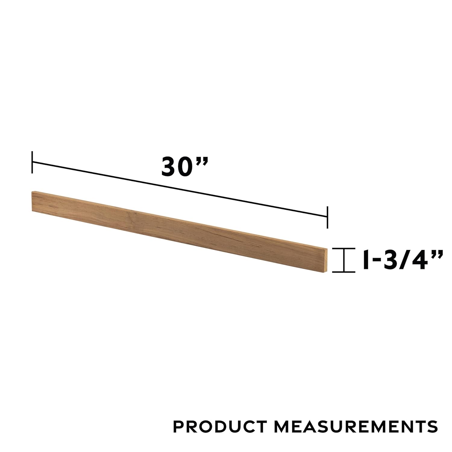 Whitecap 60811 Teak Lumber - 1/2" x 1-3/4" x 30"