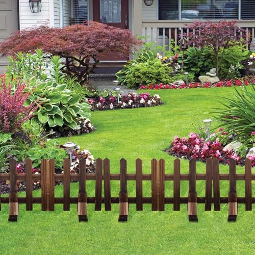 Soporte de valla de madera estable en kit de 2 piezas para postes de jardín 6