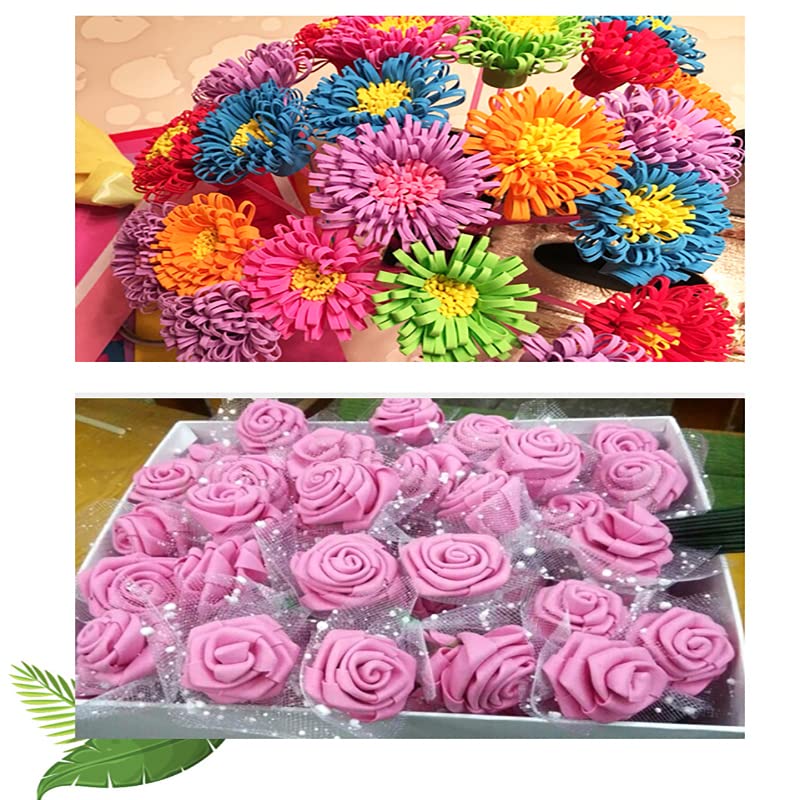 ZANZER 10 szt. 50 * 50 cm papier piankowy guma i papier z tworzywa sztucznego DIY ręcznie wykonany materiał 1 mm gruby papier z gąbki EVA rękodzieło papier do scrapbookingu