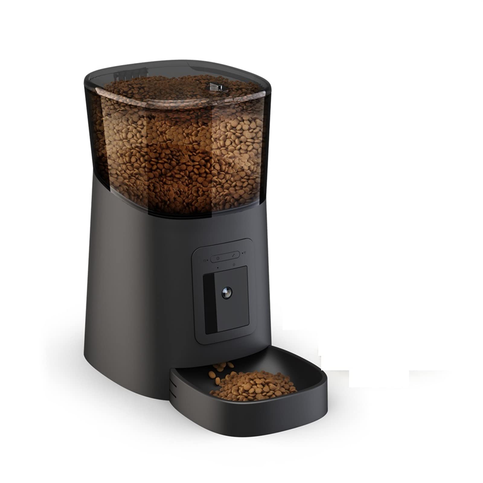 MENGKK Cat Automatic Feeders Camera Automatic Pet Feeder Cat Food Dispenser Video Auto for Cats Dogs Dry Bowl