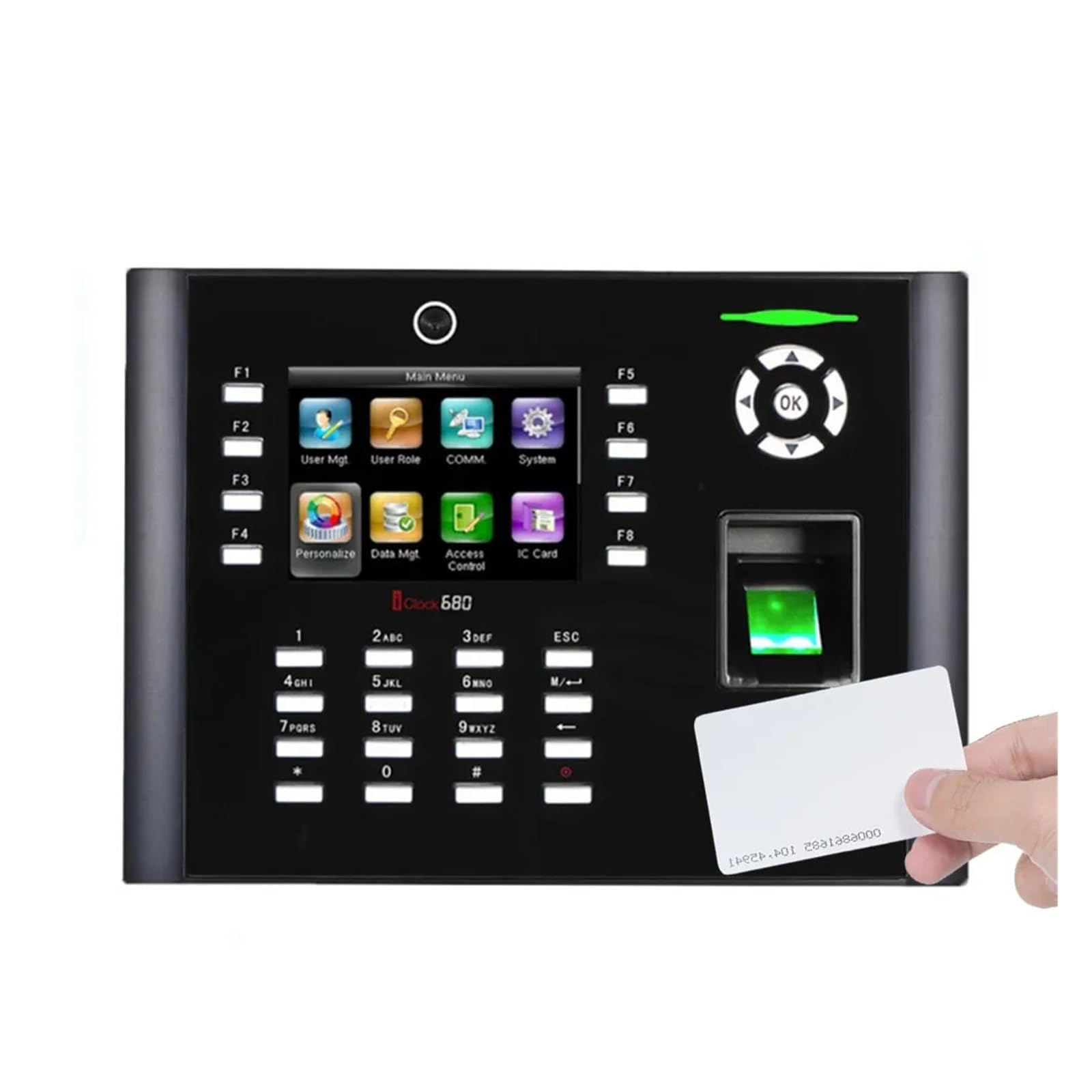 Macchina per la presenza dei dipendenti Orologio for di controllo accessi alla porta del server web di controllo accessi for la presenza di impronte digitali USB for le piccole imprese per Piccole Imp