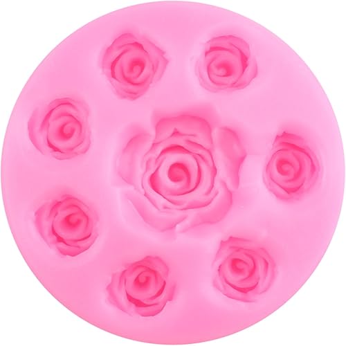 Vista 59 de Zixiang Molde de caramelo de flores de rosa, moldes de fondant de hojas, moldes de flores de peonía, moldes de silicona para azúcar, manualidades