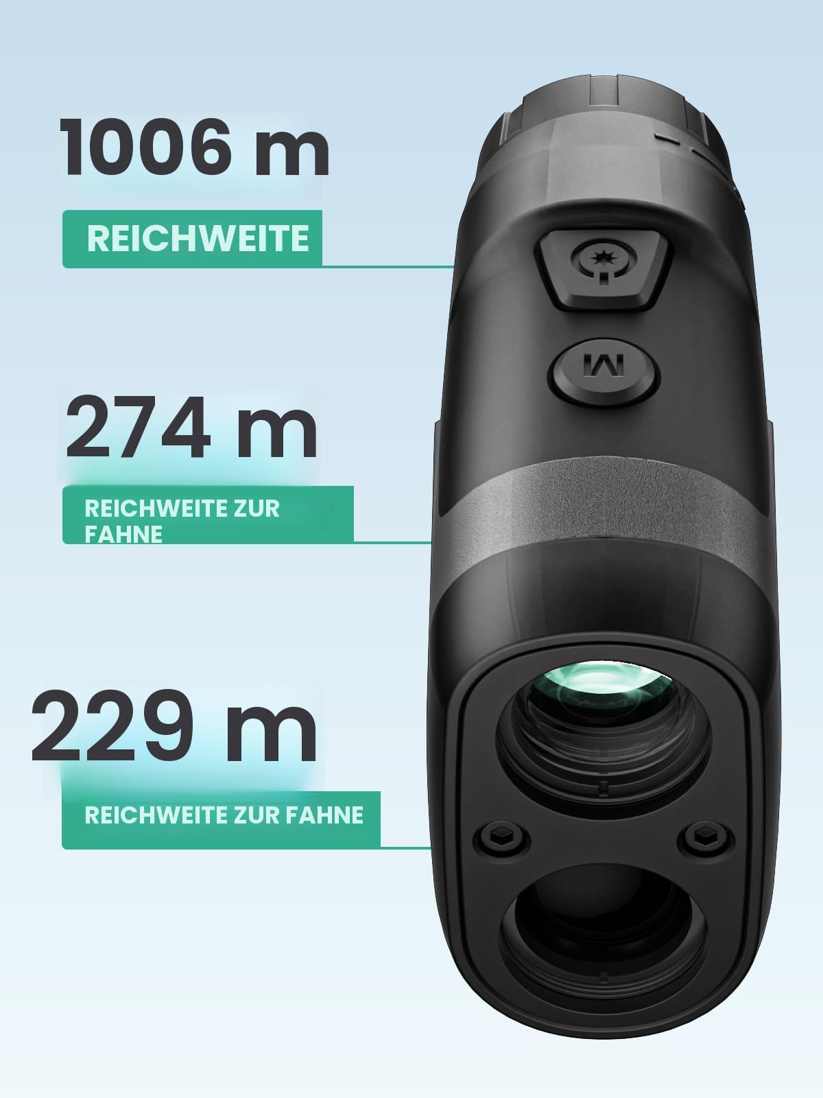 MiLESEEY Laser Golf Entfernungsmesser 600M mit Slope, ± 0,5m Genauigkeit, Flaggensperre, Scan Modus, Entfernungsmesser Jagd mit 6 facher Vergrößerung,Geschwindigkeitsmessung
