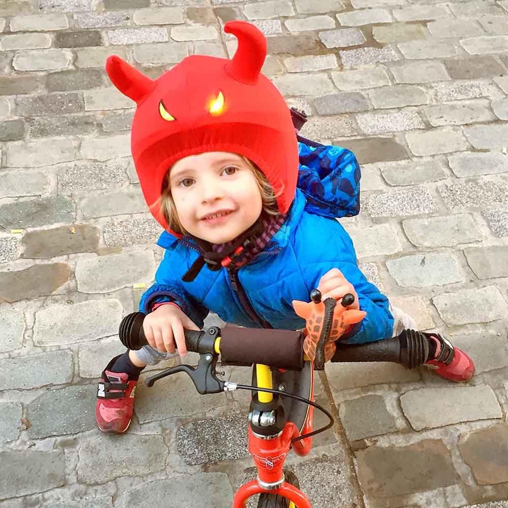 COOLCASC Multisport Couvre-Casque LED Demon