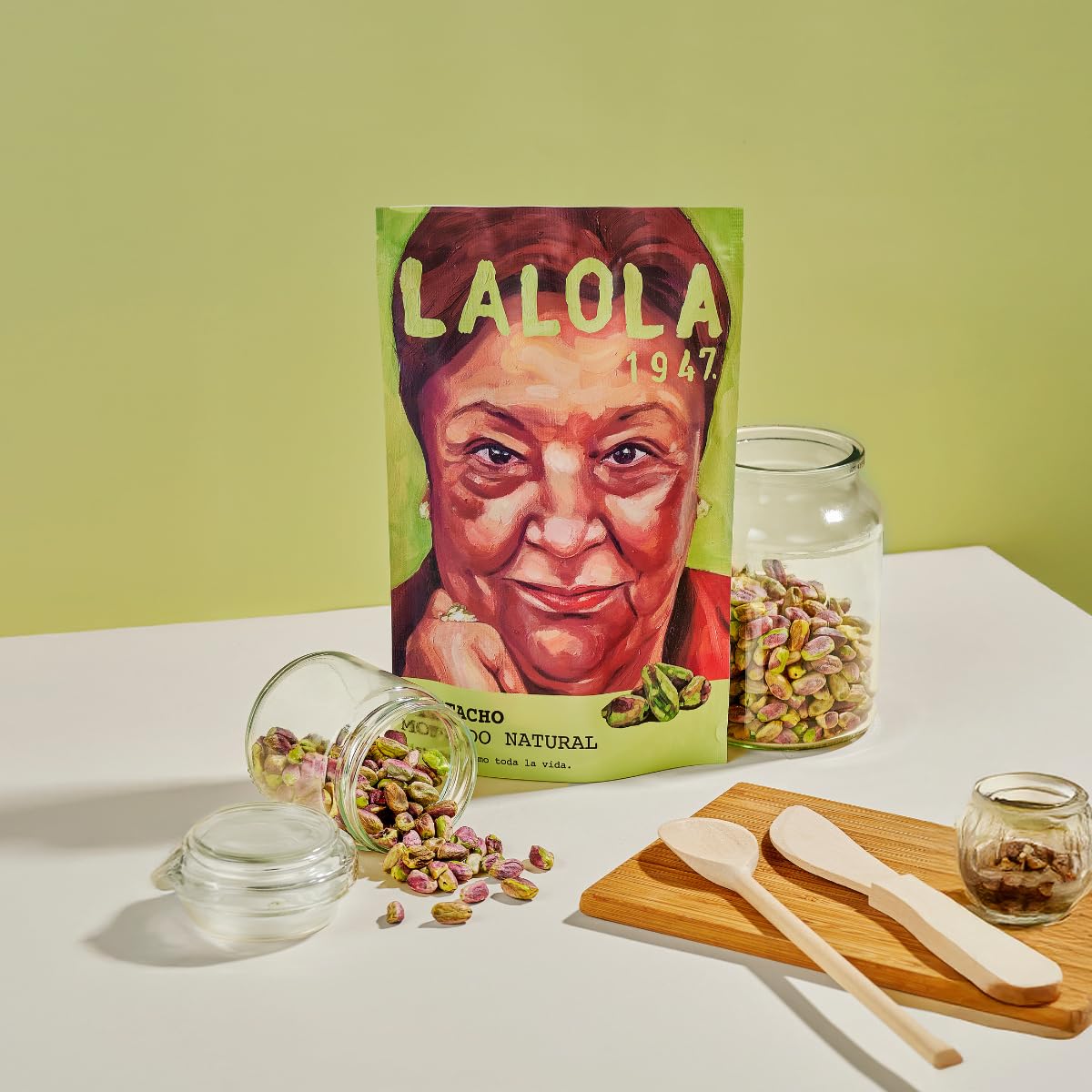 LALOLA1947 - Pistaches moulues naturellement 1 kg
