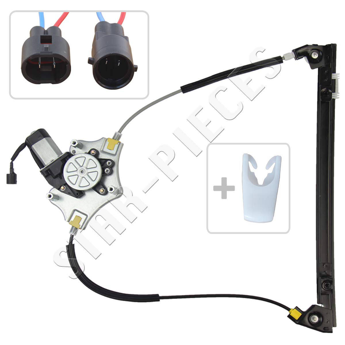 STARKIT PERFORMANCE Leve vitre compatible pour Clio 2 (1998-2005) AVEC MOTEUR. AVANT DROIT (passager) (3 portes) 7700842246