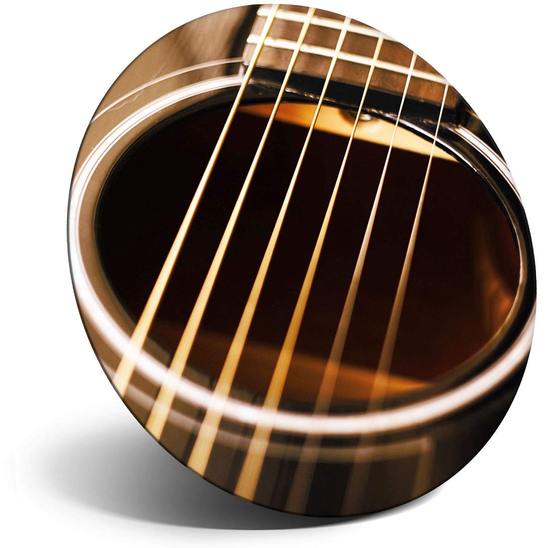 Destination Vinyl Ltd Magnet for Refrigerator, Fridge - Acoustic Guitar Country Music for Office, Cabinet and Whiteboard, Magnetic Stickers, 21103