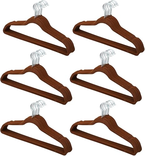 Home Basics - Perchas de terciopelo para ropa (paquete de 60 unidades), color turquesa, perchas de fieltro para camisetas, chaquetas, vestidos y