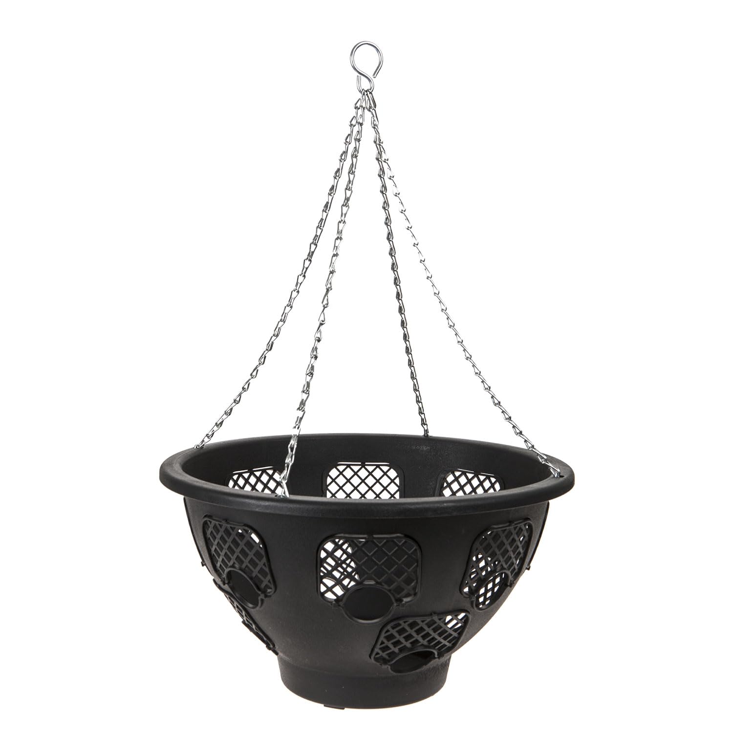 VFM e-Store Hanging Basket 40cm Black