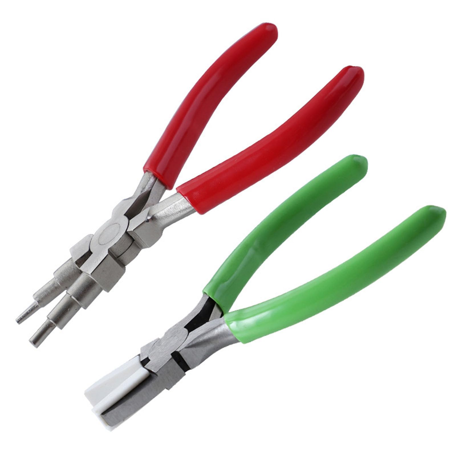 Kit 3 Pinze Per Gioielli Fai Da Te - Pinze A 6 Sezioni, Becco Piatto Nylon E Becco Curvo Per Creazione Gioielli - Foto 8