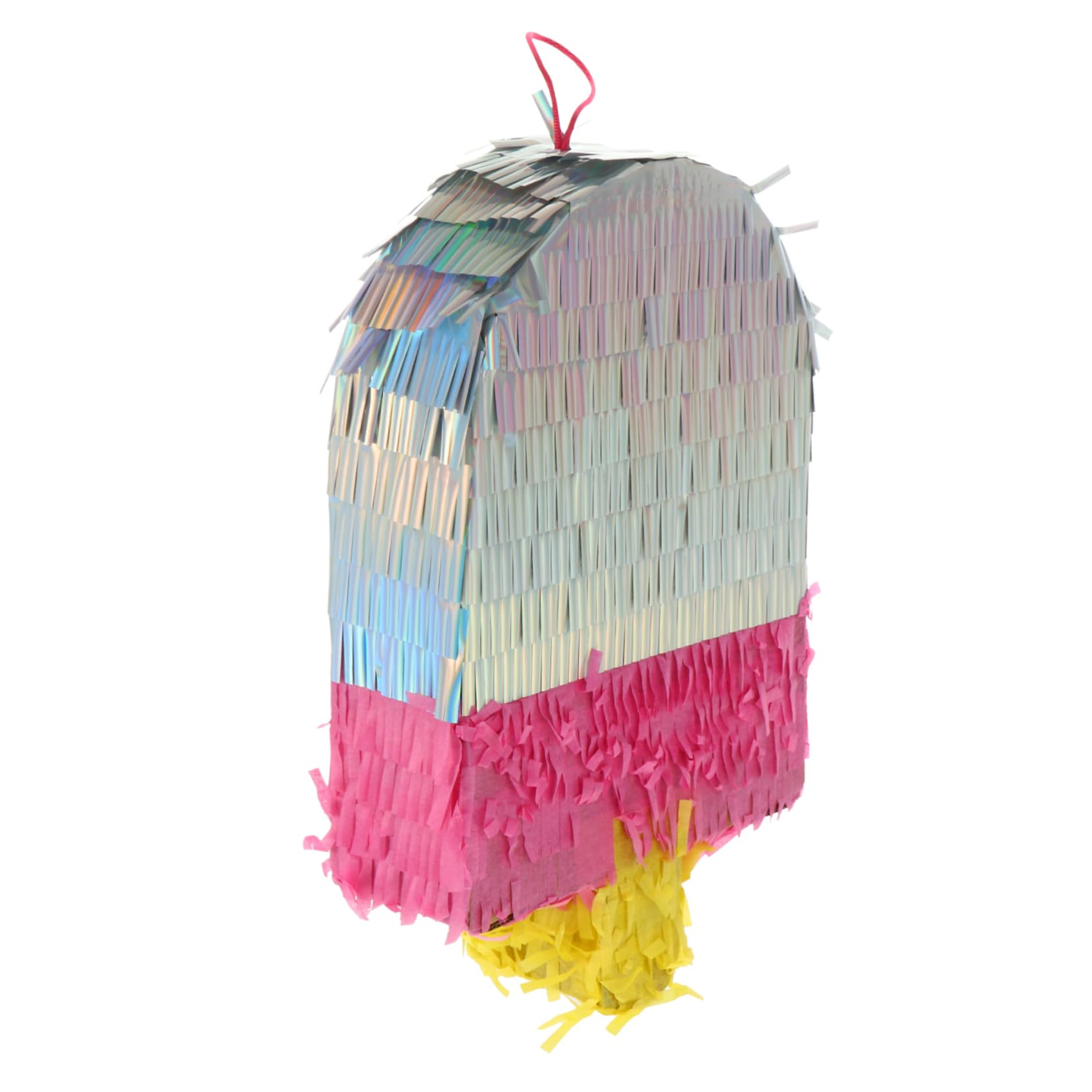 Vaguelly 1pc Ice Lolly Shape Pinata Fun Sugar Filled Plaything for Birthday Parties Unique Party Game for Celebrations and Fiestas Design Random Color