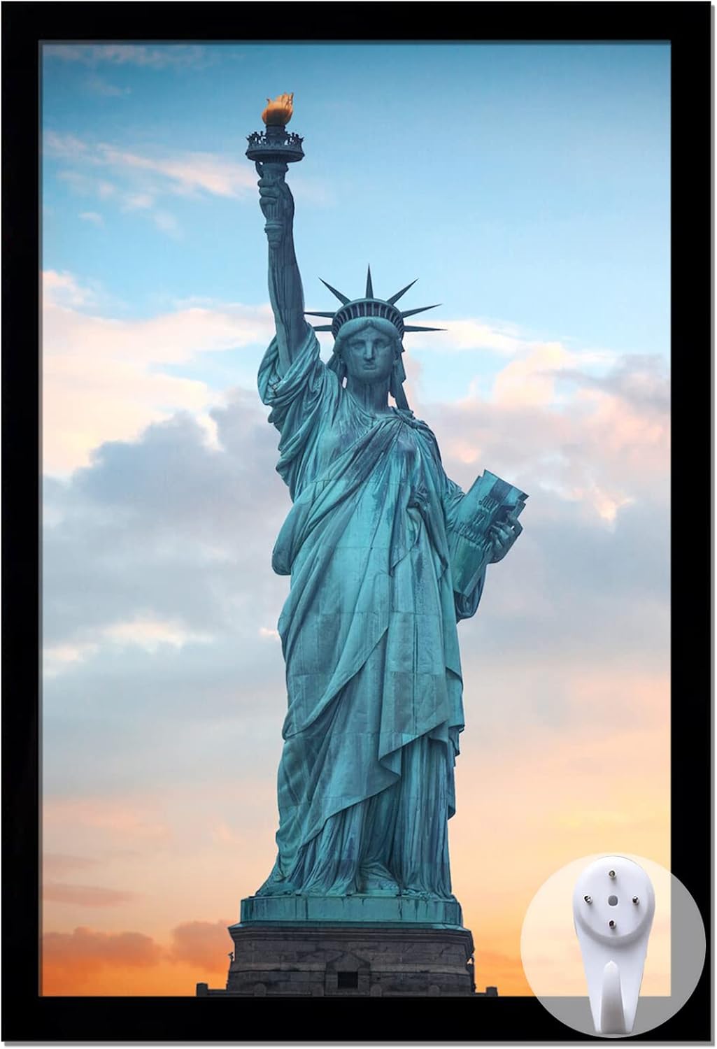 (Similar image) OMAIGAR 16x24 Picture Frame for 16by24 Poster Photo Canvas Certificate Black High Transparent Photo Frame Wall Desktop Horizontal Vertical 16 x 24 Black 16x24