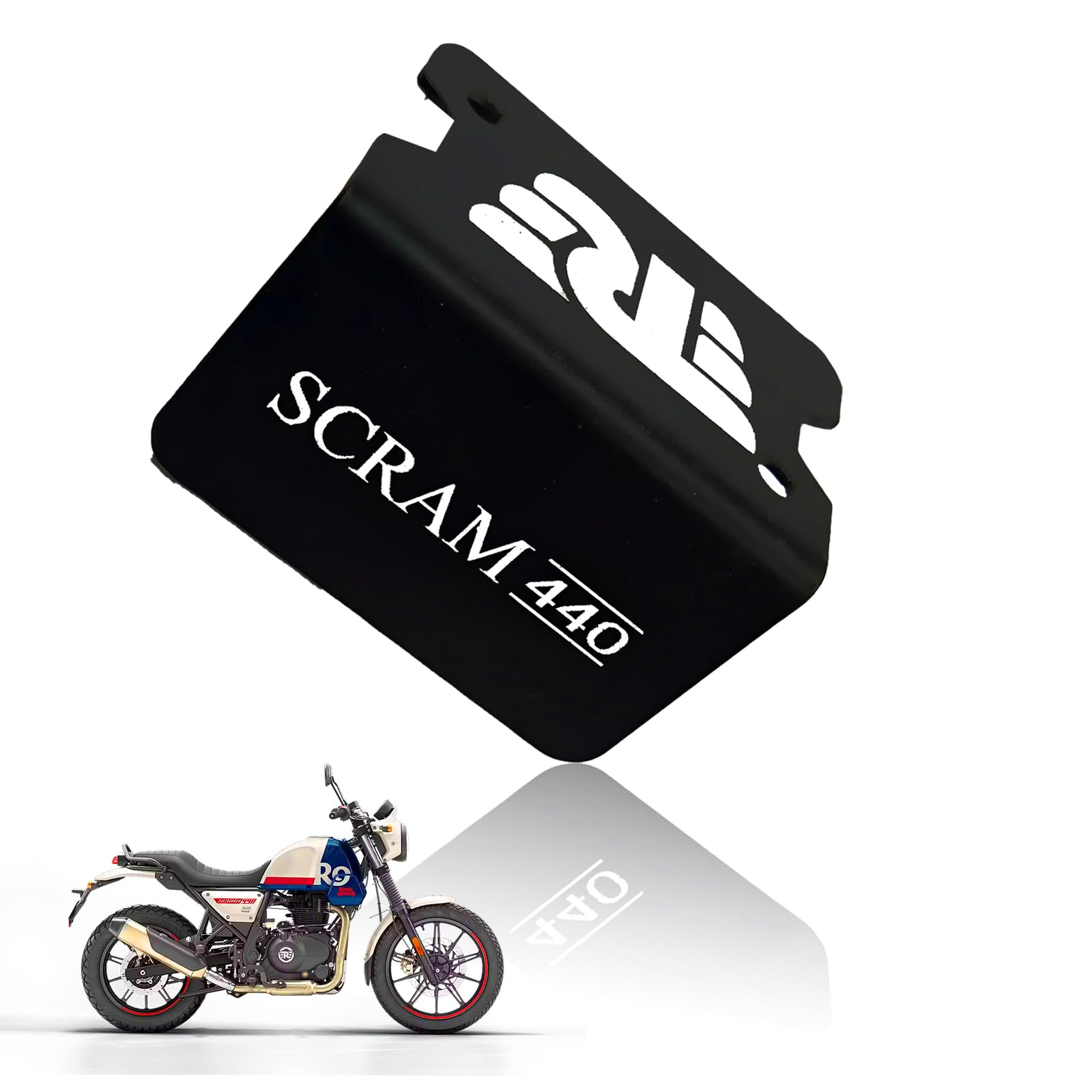 MOTO GENIUS Front Disc Brake Fluid Reservoir Oil Cap for RE Scram 440 Motorbike | Durable Replacement for Enhanced Performance and Leak-Proof Seal-image-29
