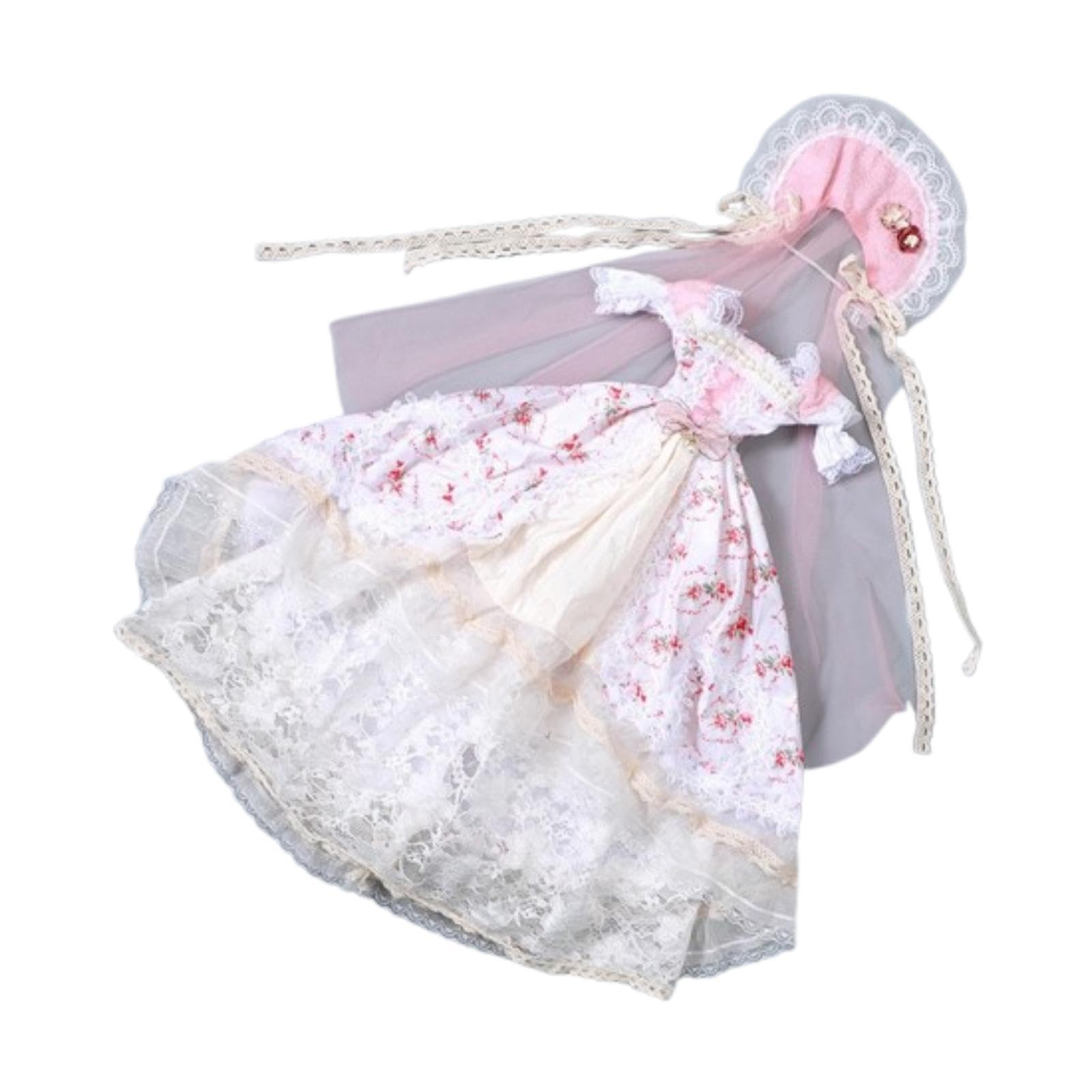 Qianly 1/3 Puppenprinzessin Kleid Cosplay für 23,62 Zoll Actionfigur Puppe Hände An