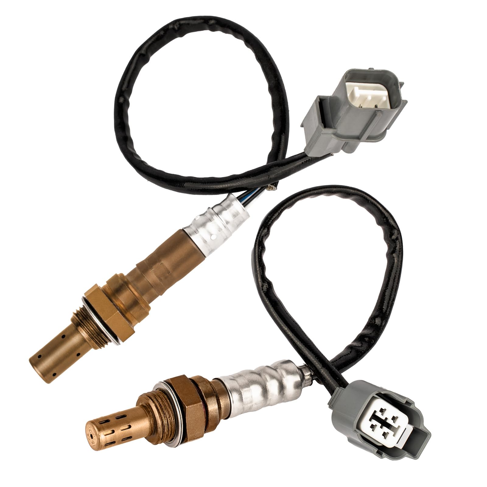 Yeoflagtrade 2 pcs Upstream & Downstream O2 Oxygen Sensor Air Fuel Ratio Compatible with 2002 2003 2004 Honda CR-V Base EX LX L4 2.4L Replaces 234-9005 234-4125 15575 13706