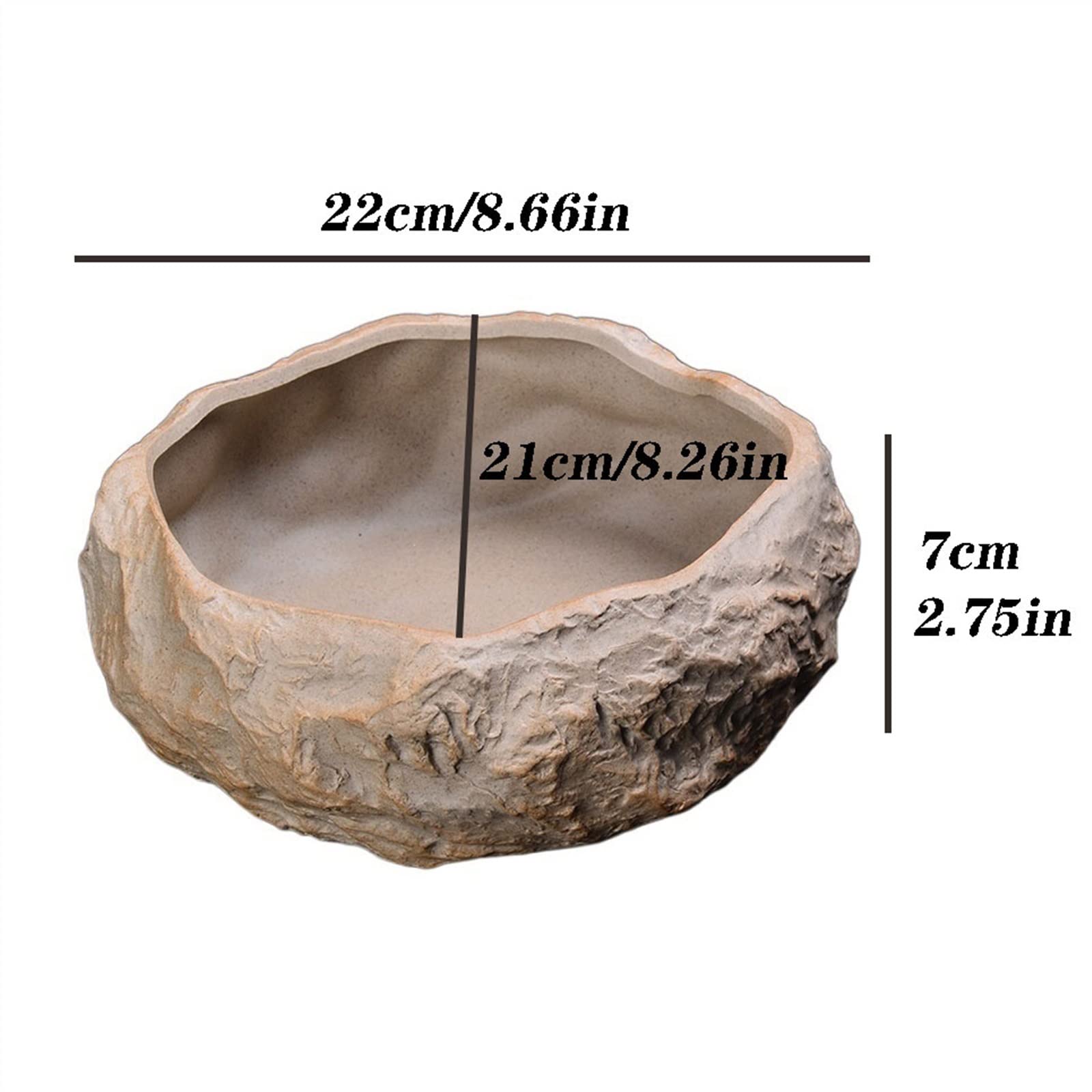 Doniczka surowa ceramika imitacja kamienia doniczka ceramiczna nieporowata duża doniczka hydroponiczna doniczka na rośliny miska lilia wodna doniczka lotosu rośliny domowe, sukulenty, kwiaty (kolor: A