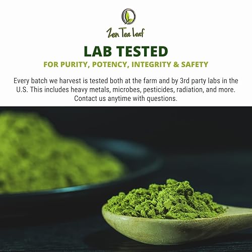 Miniatura 7 de Zen Tea Leaf - Polvo de té verde matcha - Té matcha japonés orgánico de grado ceremonial (macha te) en polvo para hornear, lattes y batidos - 4