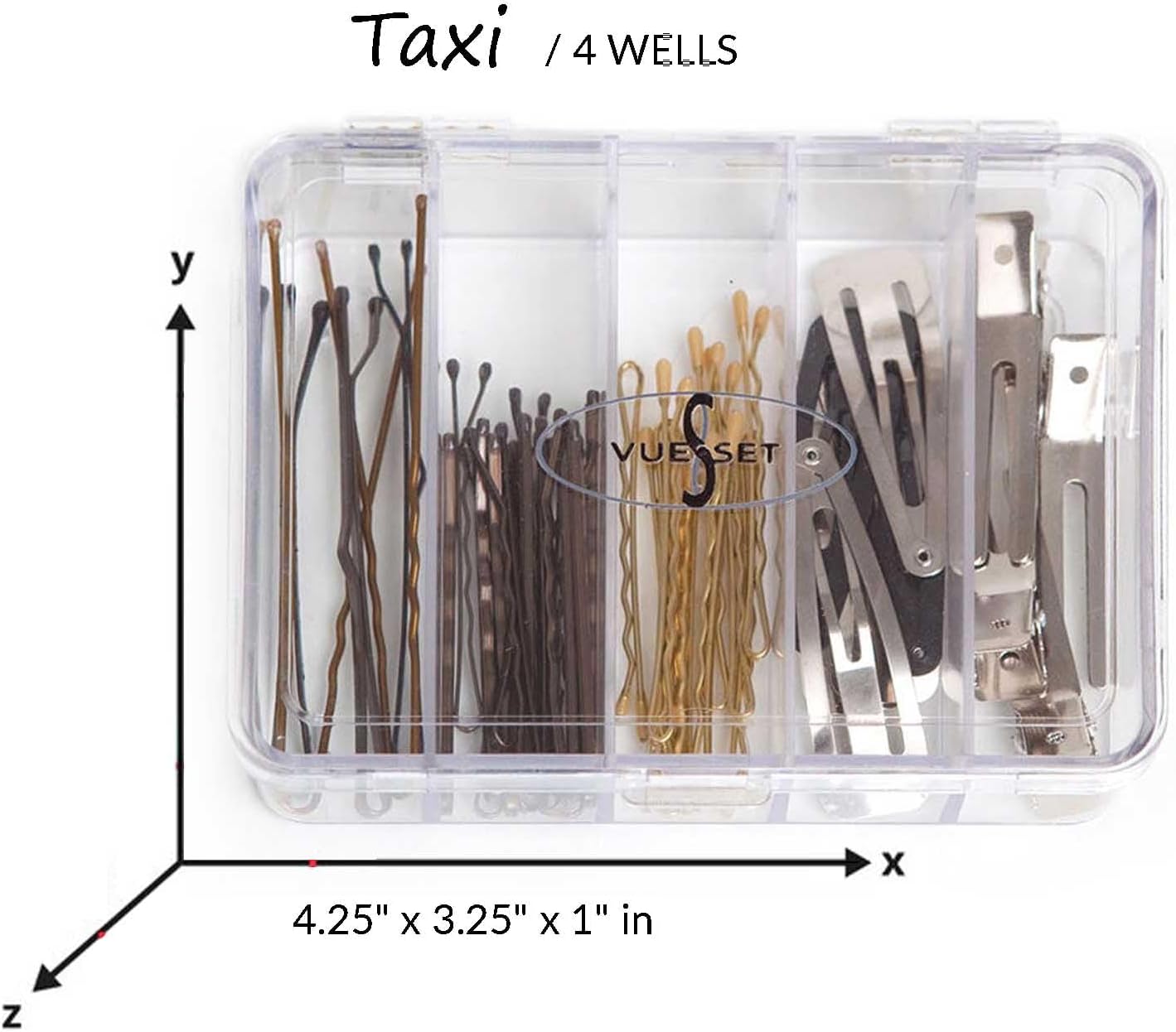 Vueset Taxi | Makeup Organizer Travel Case | 5 sections