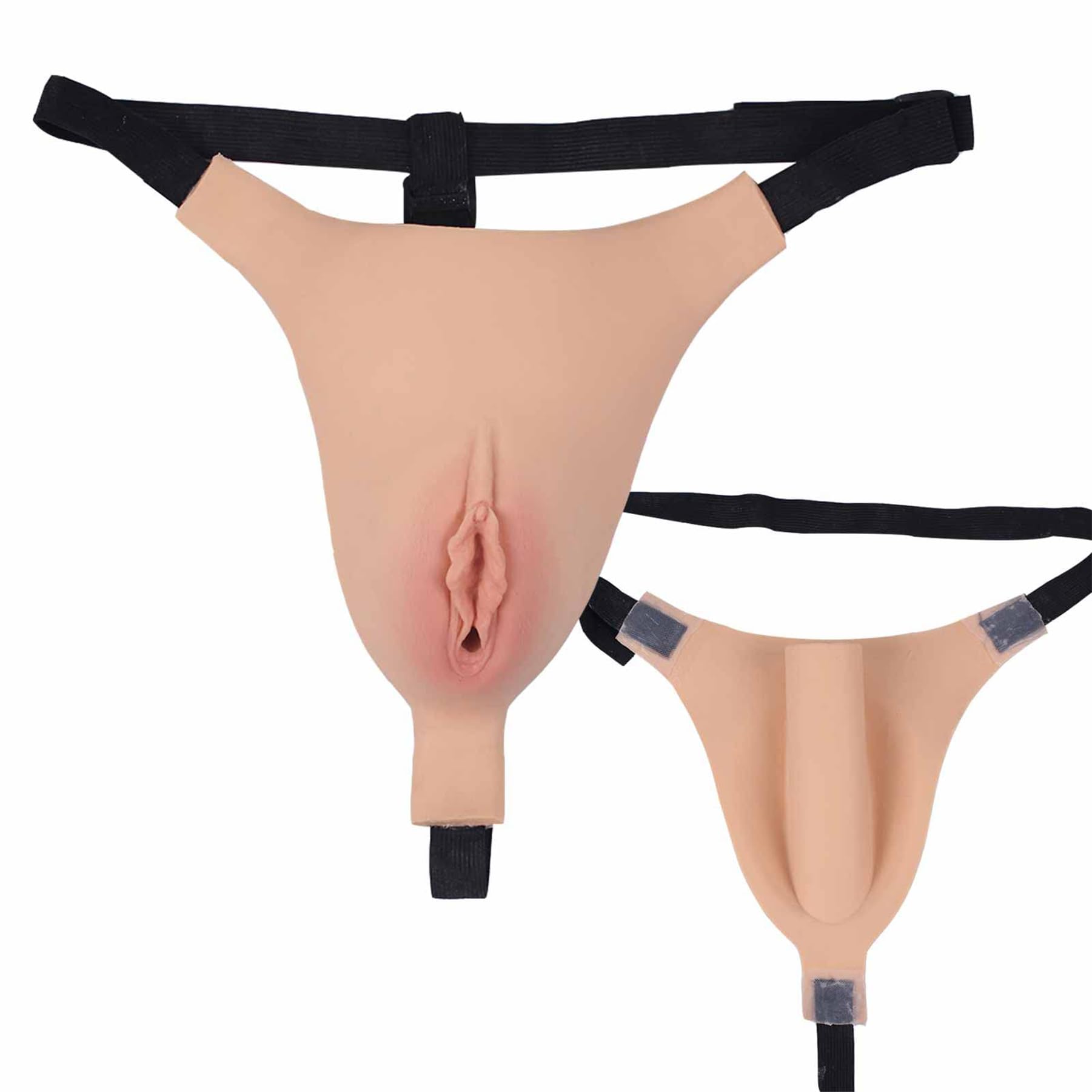 Pantalon en Silicone Triangle String Cacher Gaff Camel Toes sous-Vêtements pour Ladyboy Transgenre