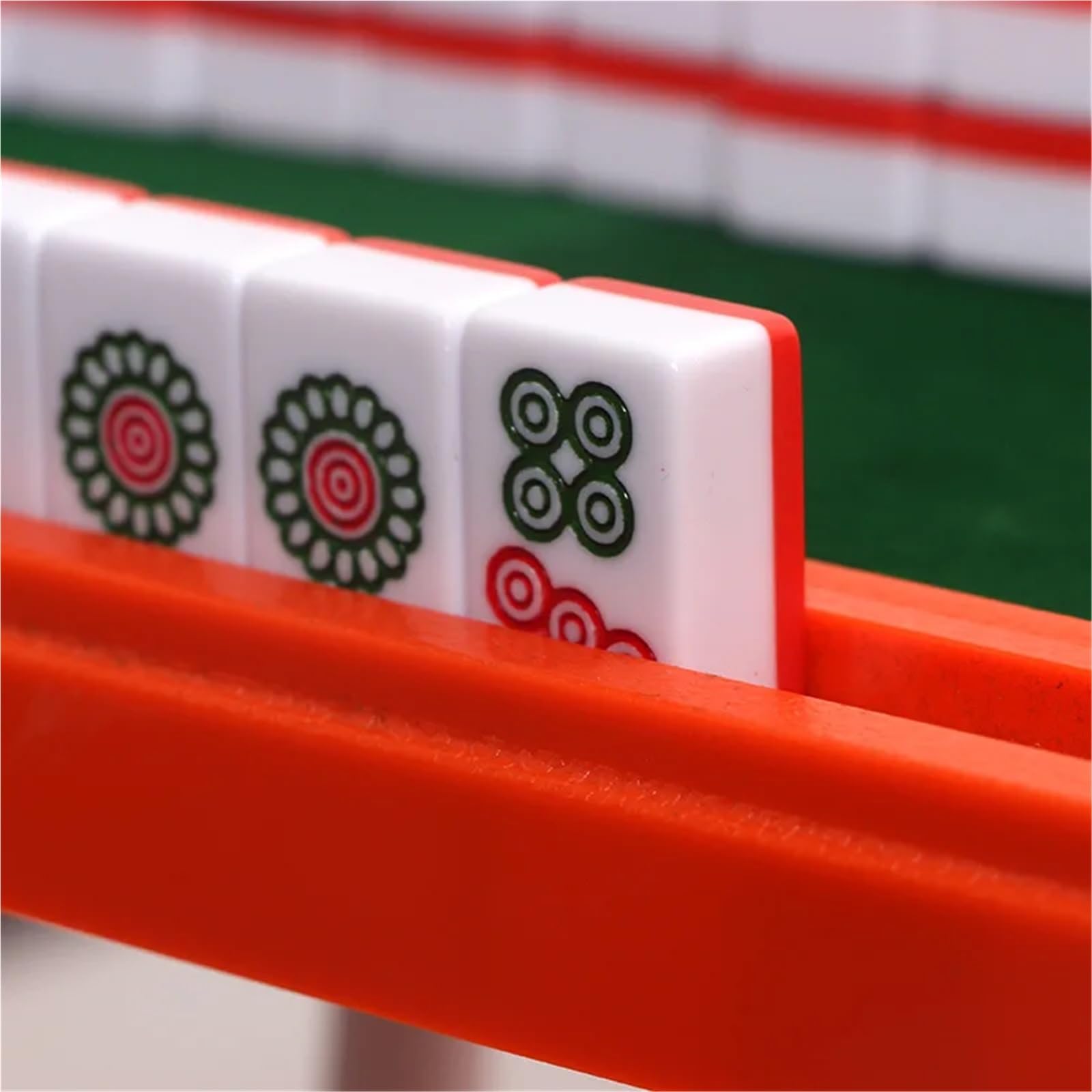 Tavolo Mahjong Mini set Mahjong con tavolo pieghevole Set di gioco Mah Jong portatile for viaggi, tempo libero, famiglia, accessori l'intrattenimento