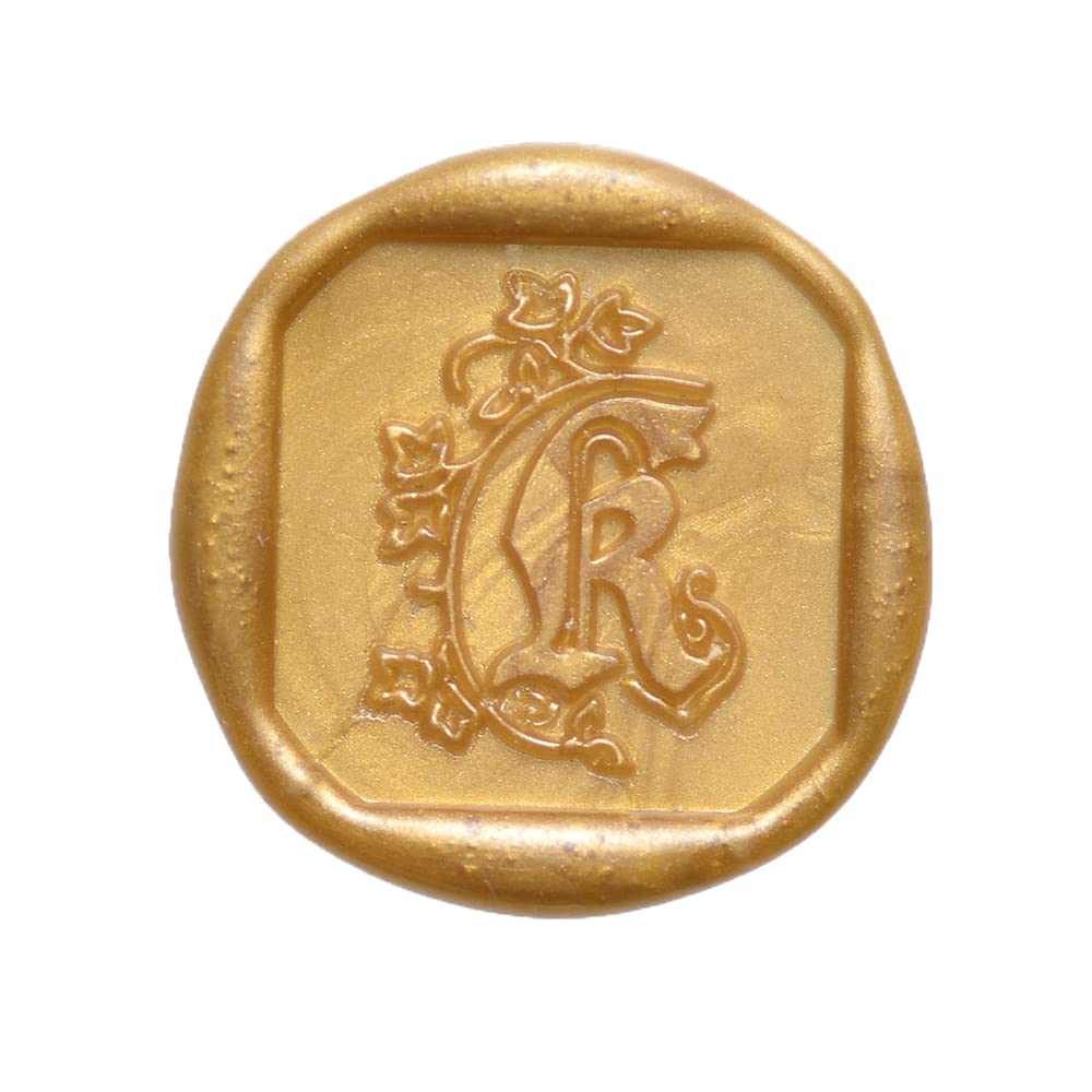 Jacques Herbin 42011T - A square seal, illuminated letter K for wax seal. French made