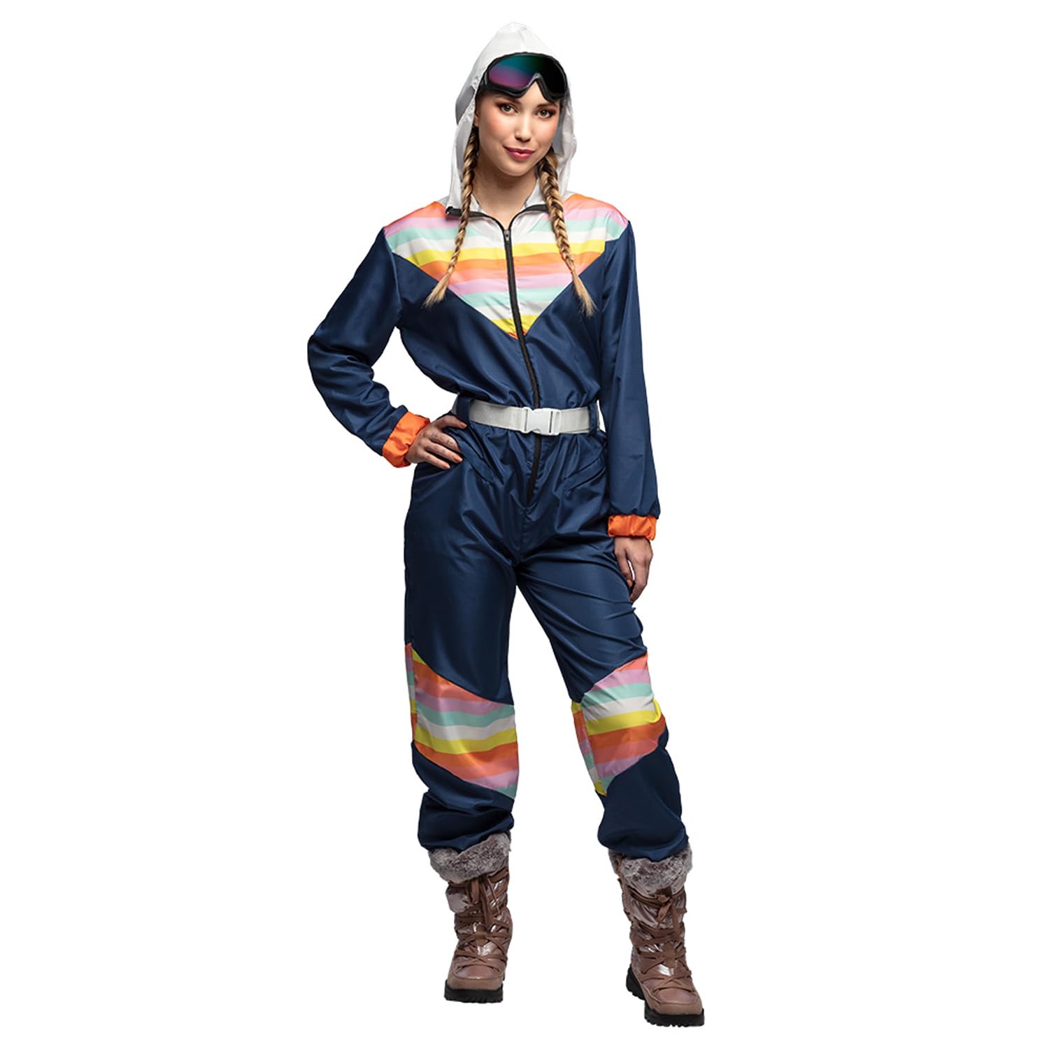 Boland - Combinaison de ski pour femmes, déguisement pour une fête à thème, Halloween ou le carnaval, déguisement des années 80