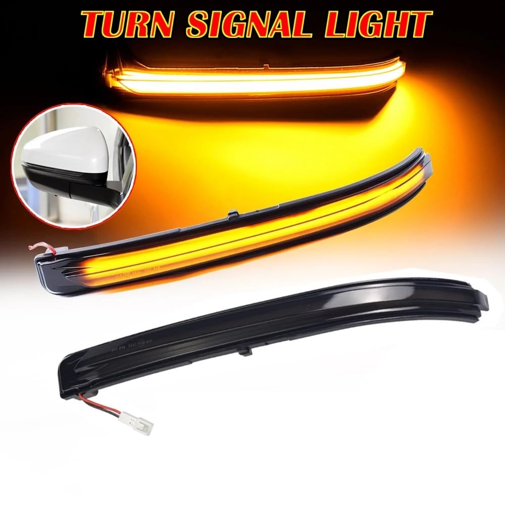 Para Citroen Para C5 Aircross 2017-2021 2 Uds Señal De Dinámica LED Indicador De Espejo Lateral Luz Intermitente Accesorios De Coche intermitentes dinámicas