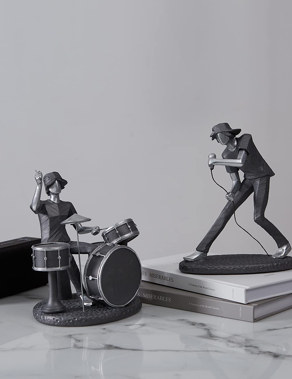 NENBOLEC Music Sculpture Decor Modern Figurine Statue Musician Gifts Piano Ornament Table Centerpiece Crafts Polyresin Home Arts 21cm - Image 4