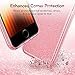 ESR Glitter Case Compatible with iPhone SE 2022, iPhone SE 2020, iPhone 8, iPhone 7, Dazzling Glittery Sparkle Case for Women, Slim Fit, Shock Absorbing Protection, Rose Gold