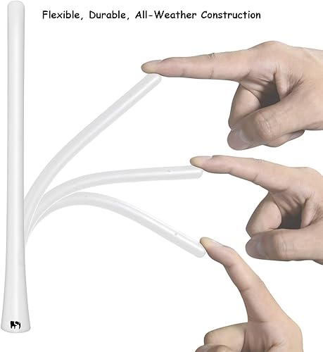 Miniatura 7 de ONE250 Antena de goma flexible de 7 pulgadas, compatible con Mazda MX-5 Miata (2006-2023), Mazda2 (2002-2016), Mazda3 (2002-2013), Mazda5, Mazda