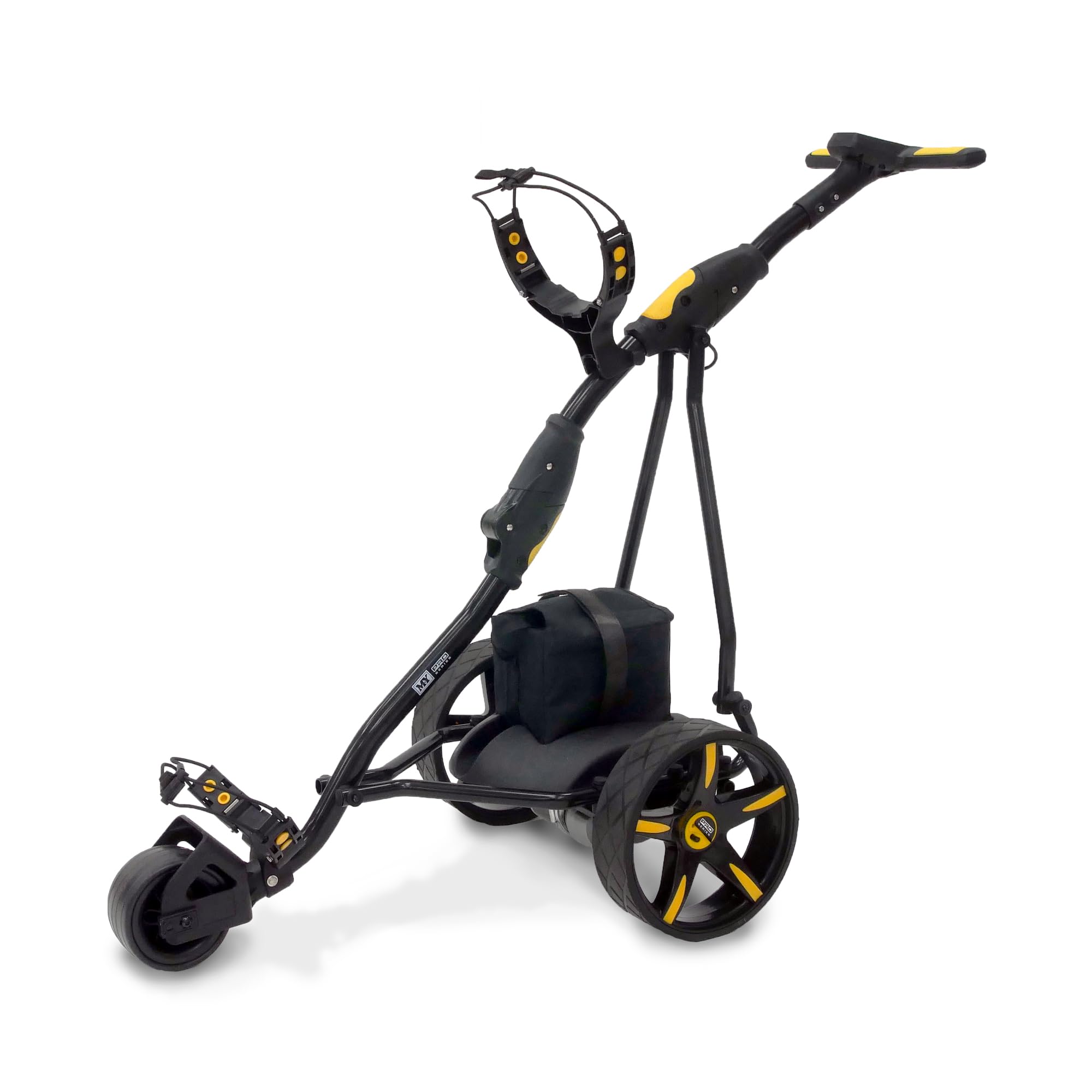 M.Y Pro Series Electric Golf Trolley | Black & Yellow