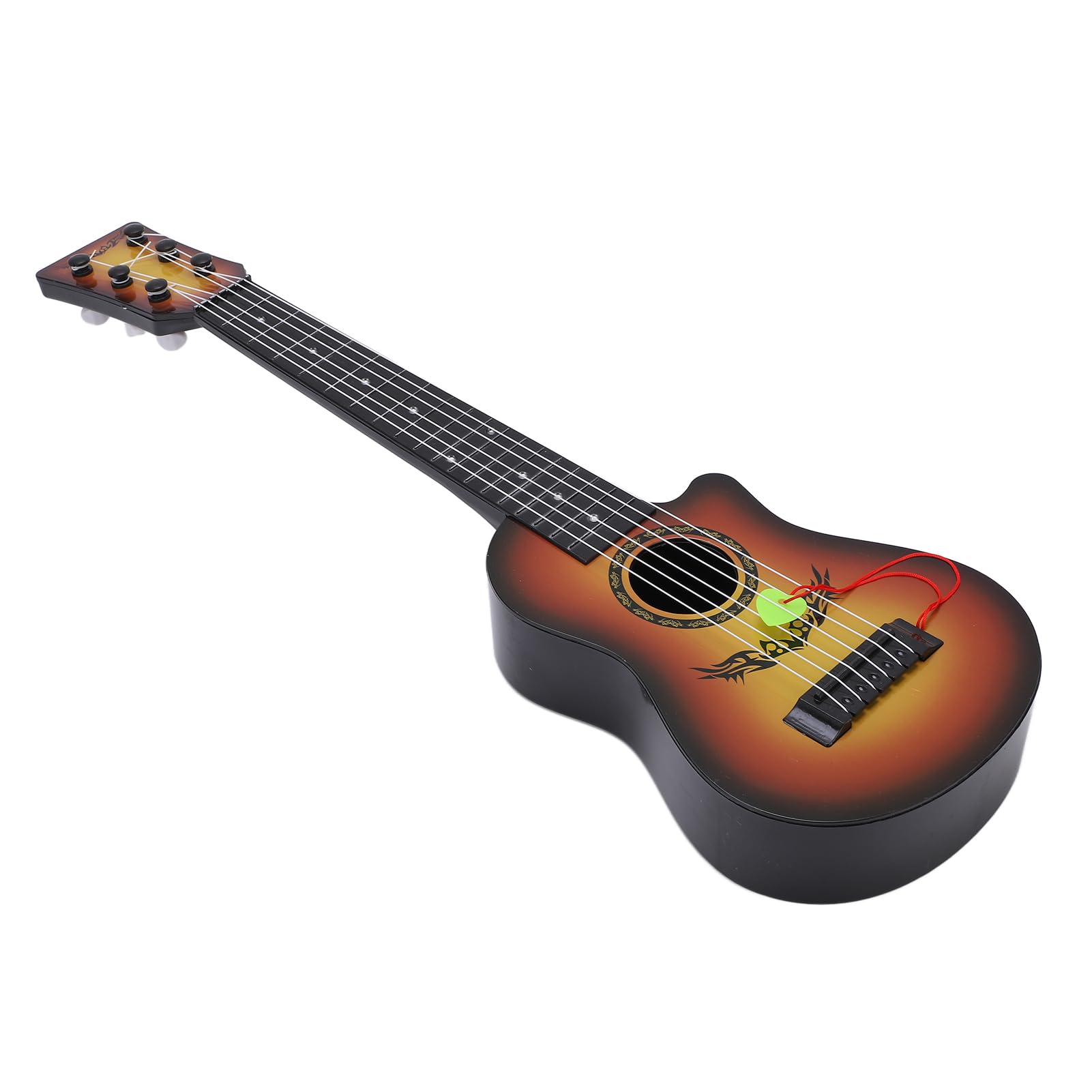 Mini Chitarra Ukulele Giocattolo per Bambini per L'educazione Musicale, Regalo in Plastica ABS Leggera, Ideale per i Bambini