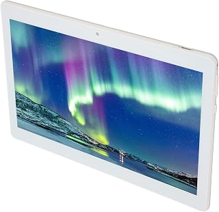 Haofy Tablet PC, 10.1 Inch Tablet 2.4G 5G WiFi IPS HD Display for Travel for Office (UK Plug)