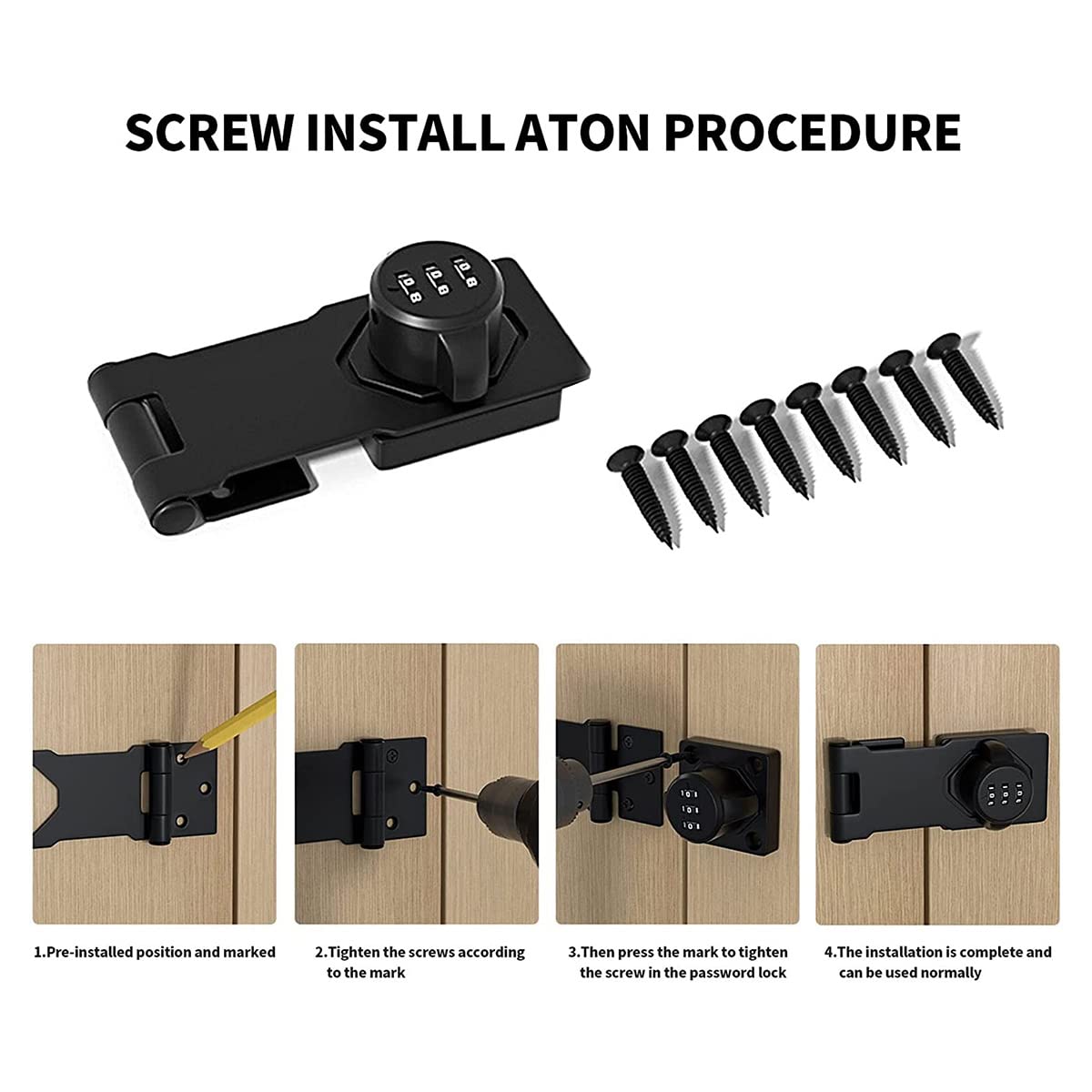 Serrures Antivol à Mot De Passe D'armoire, Serrure à Combinaison