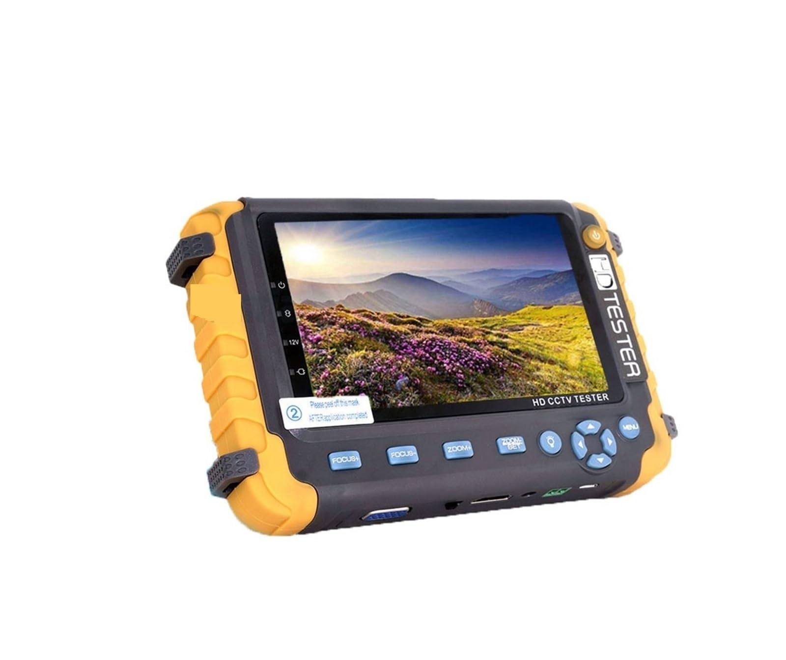 CCTV Tester, IV8W/8C/IV5 TFT LCD HD 8MP TVI AHD CVI CVBS In One CCTV Tester Analog Security Camera Monitor Wrist Design Test Tool(8W with HDMI VGA)